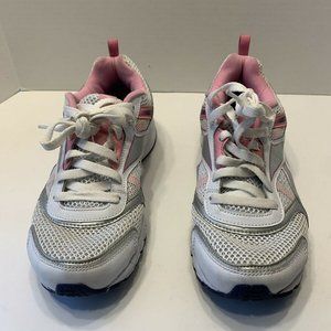 Reebok Women's DMX Ride Rasko Running Shoes Size 7 White Gray Pink Purple Memory